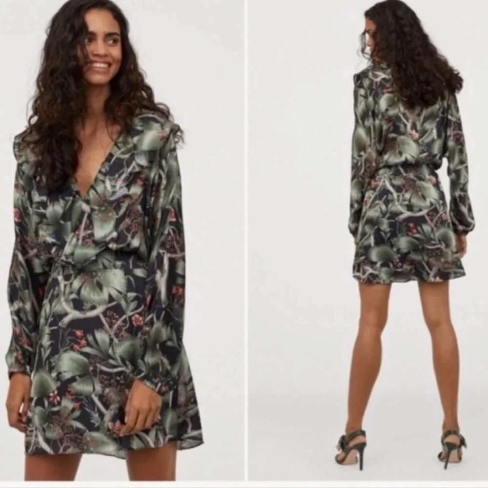 Johanna Ortiz x H&M Floral Tropical Dress SZ M